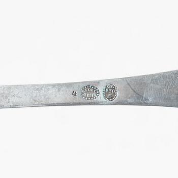 A collection of modern silver flat ware, including Georg Jensen, 20th century.