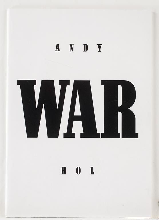 ANDY WARHOL, efter, katalog, "liquid pop", 1999, för Wetterling Gallery och Art Now Gallery.