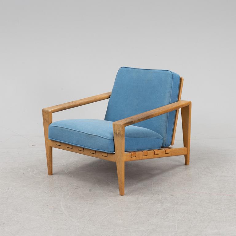 Svante Skogh, a 'Bodö' oak easy chair, AB Hjertquist & Co, Nässjö, designed in 1957.