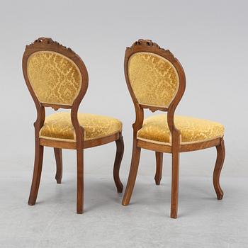 Stolar, 6 st, nyrokoko, sent 1800-tal.