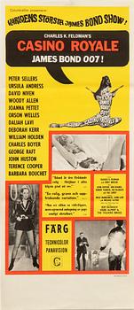 Filmaffischer, 3 st, James Bond.