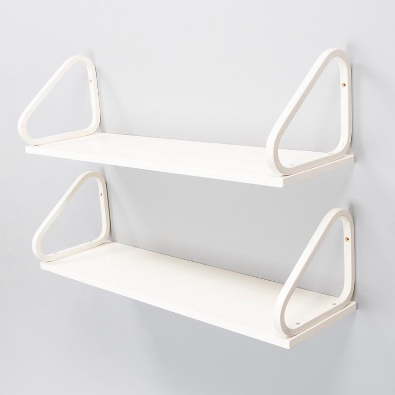 ALVAR AALTO, Two late 20th century shelves for Artek.