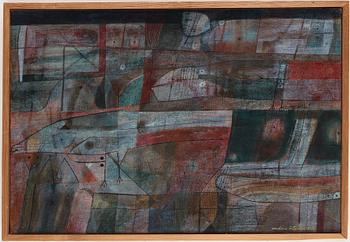 ANDERS ÖSTERLIN, oil on canvas, signed and dated 1952.