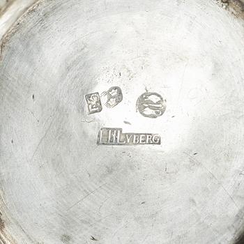 A Swedish silver beaker, mark of Hans Lyberg, Borås 1811.