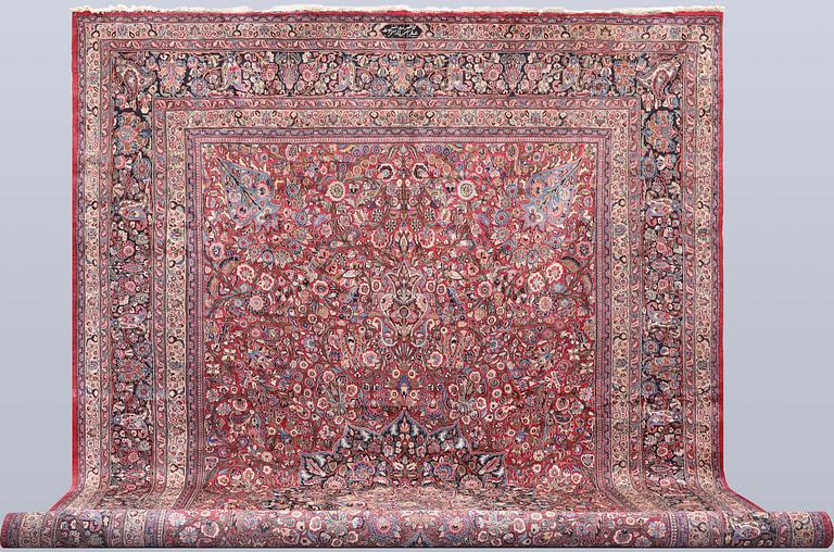 Carpet, Antique Dorokhsh (Khorasan), Signed, 636 x 377 cm.