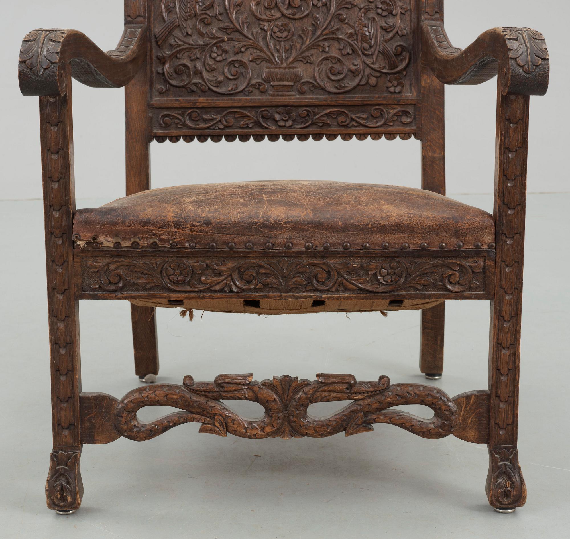STOL, barockstil, 1800-tal.