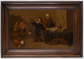 DAVID TENIERS, hans efterföljd, olja på  duk/pannå.