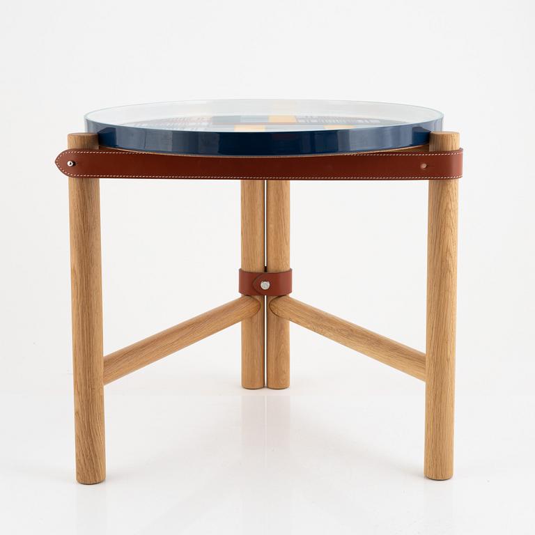 Hermès, occasional table, "Les Trotteuses D'Hermès occasional table, large model".