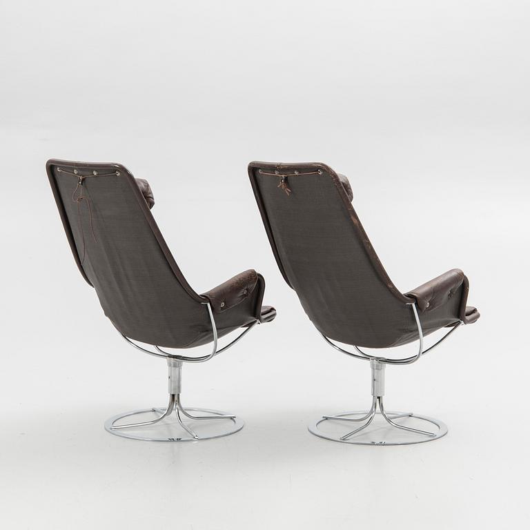 Bruno Mathsson, armchairs, a pair, "Jetson" Dux, second half of the 20th century.