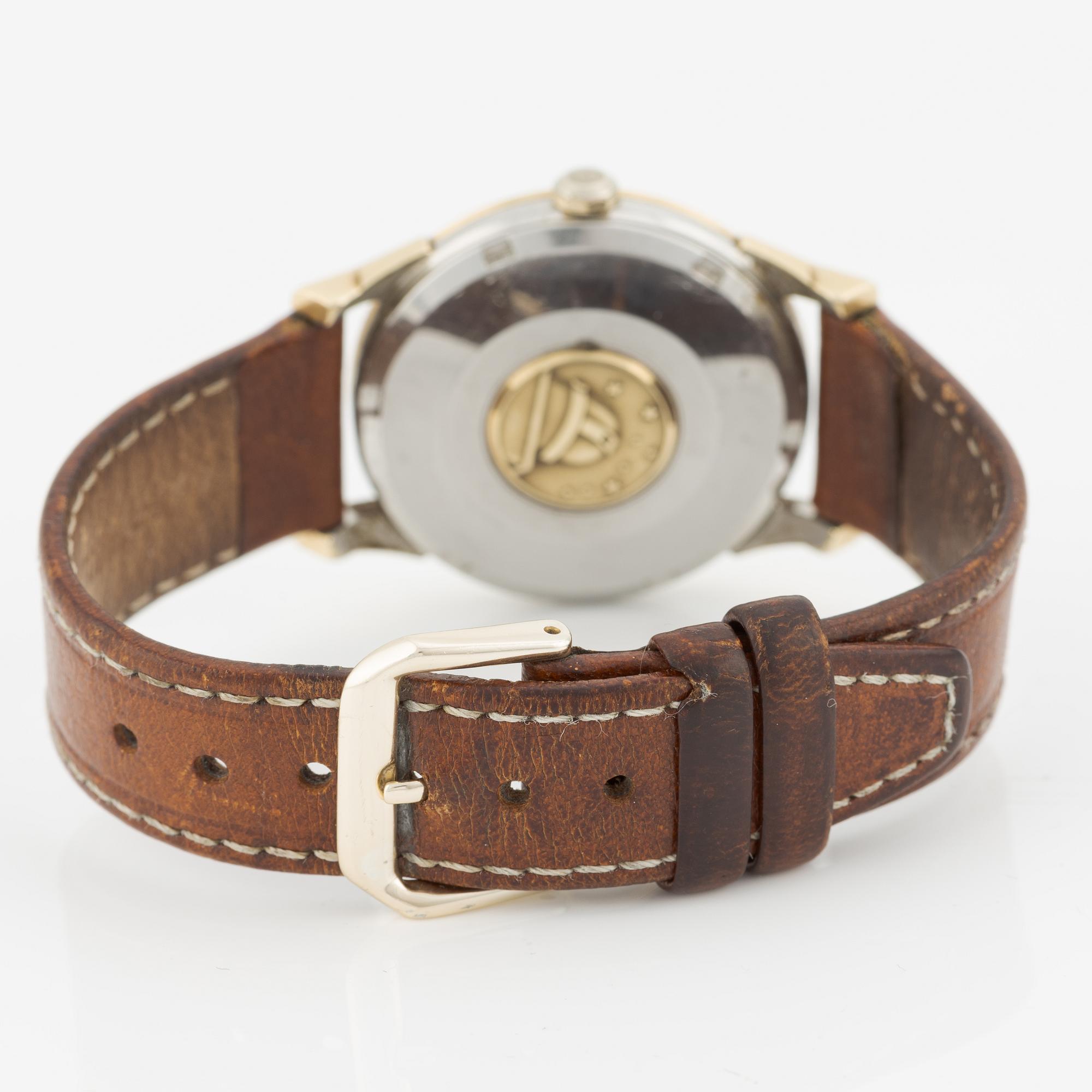 Omega, Constellation, Chronometer, "Pie-Pan", armbandsur, 34 mm.