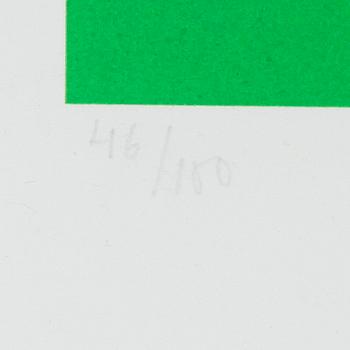 PETER FREUDENTHAL, färglitografi, signerad, daterad 1980 och numrerad 46/100.