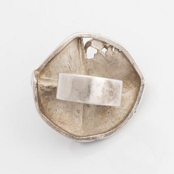 Björn Weckström, ring "Jaaras dröm", sterlingsilver. Lapponia, Finland, 1971.