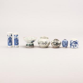 A group of Chinese and south east asian miniture vases and vessels, 19th Century.