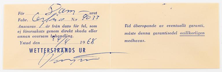 Certina, armbandsur, 17 mm.