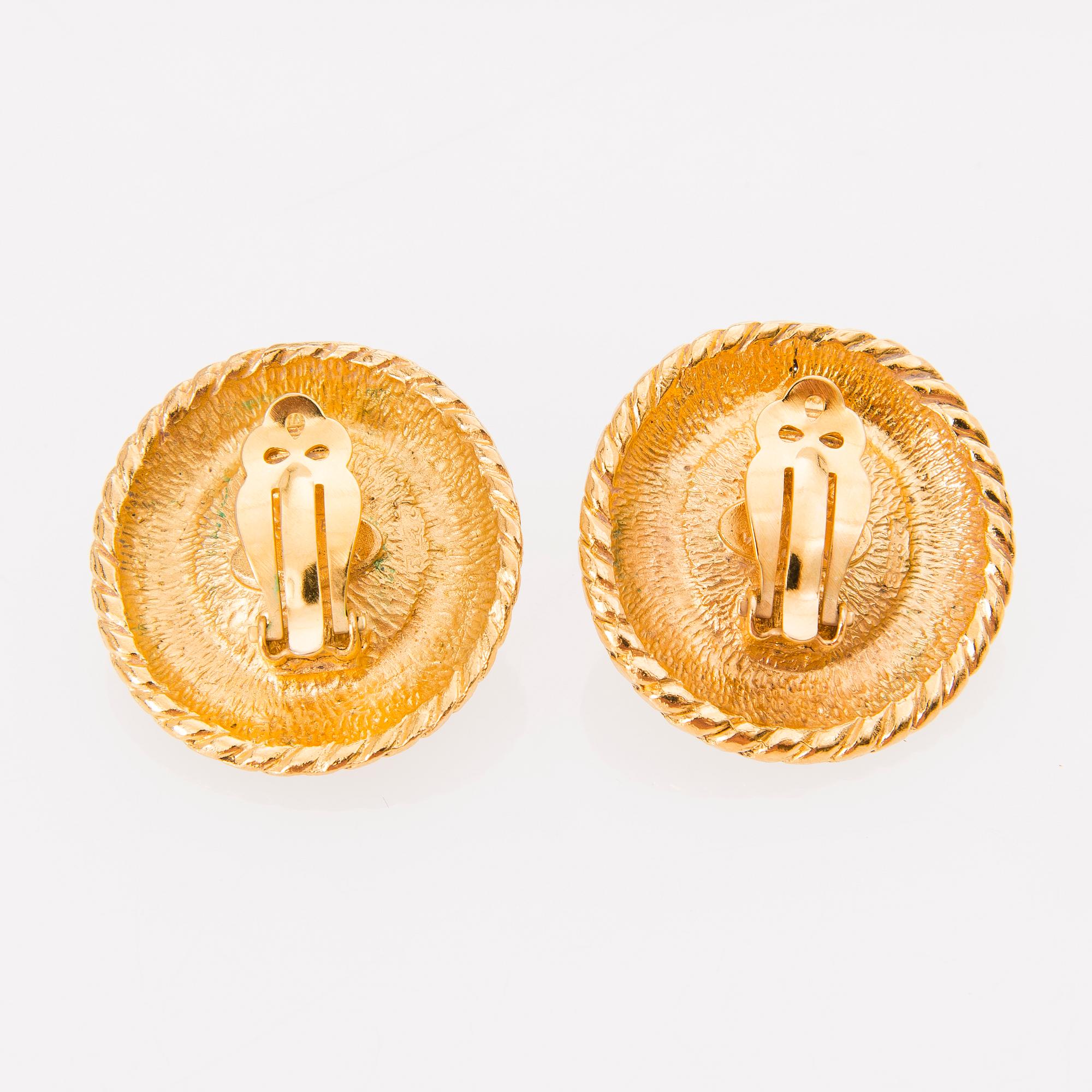 1970s Earrings and Cufflinks.