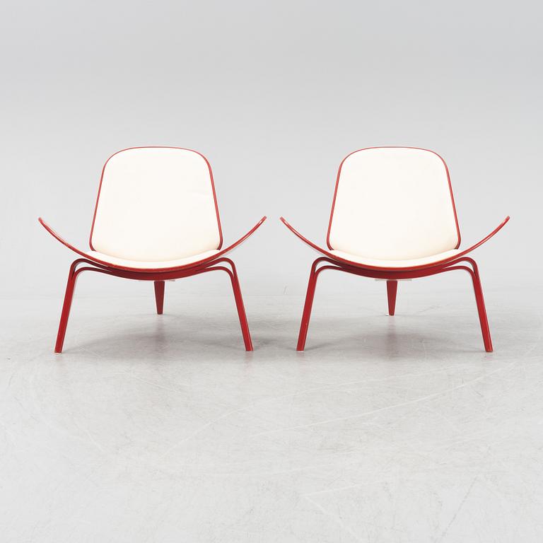 Hans J Wegner, fåtöljer, ett par, "CH 07", Carl Hansen & Søn, Danmark.