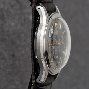 Heuer, "Pre-Carrera", "Gilt dial", chronograph, ca 1960.