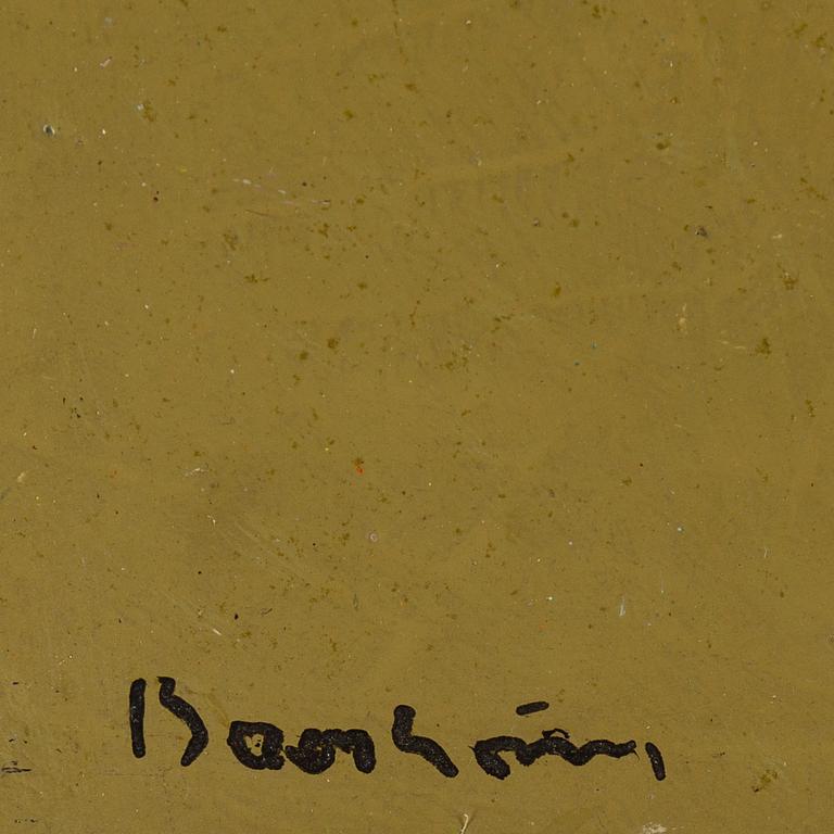 HARRY BOOSTRÖM, oil on panel, signed Booström, dated -54 on verso.