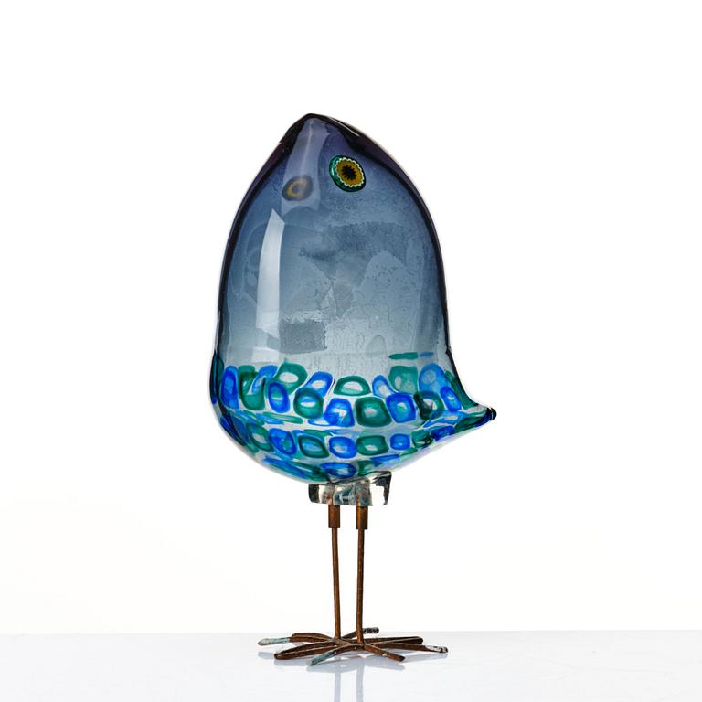 Alessandro Pianon, a "Pulcino" glass bird by Vistosi, Italy 1960's.