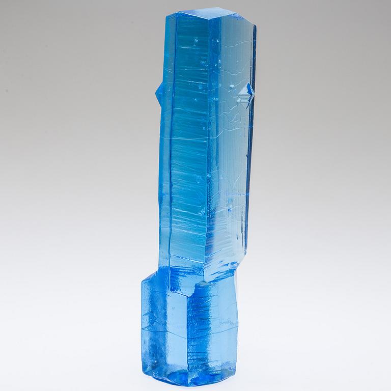 CHRISTER SJÖGREN, Skulptur, glas, Lindshammar,  signerad och daterad 2000.