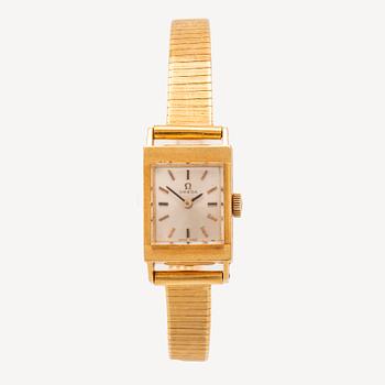 Omega, damarmbandsur, guld.