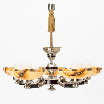 Ceiling lamp, 1920s.