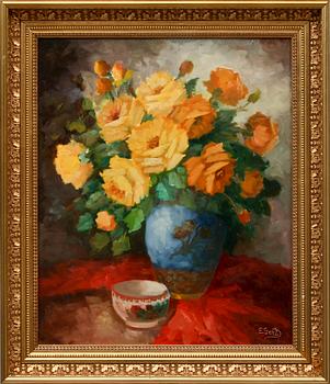 EDITH GEERT, olja på duk, sign.