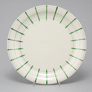 An earthenware tableware set of 62 pcs, 'Spaljé', designed by Wilhelm Kåge for Gustavsberg, around mid 20th century.