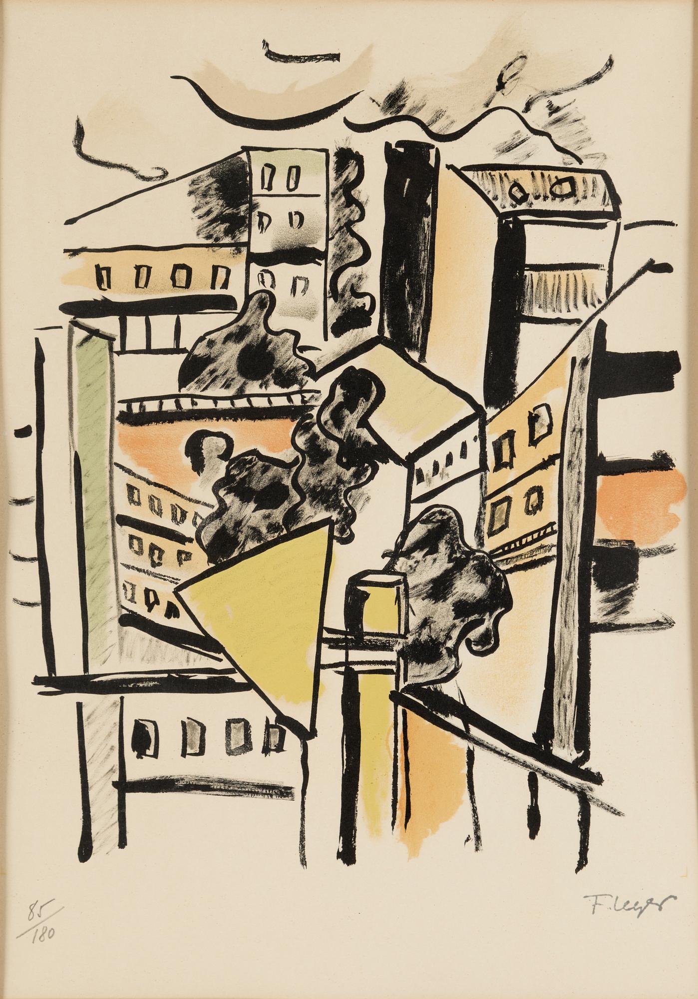 FERNAND LÉGER, after, lithography, stamp signed and numbered 85