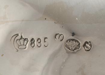 PARTI SILVER, 3 delar, 1900-tal. Vikt 355 g.
