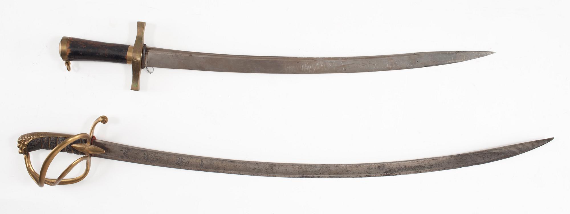 SABEL samt HUGGARE, Sverige, 1800-tal.