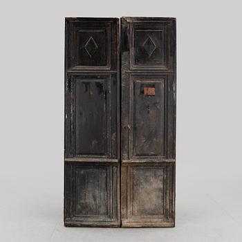 DÖRRAR, ett par, 1800-talets första hälft.