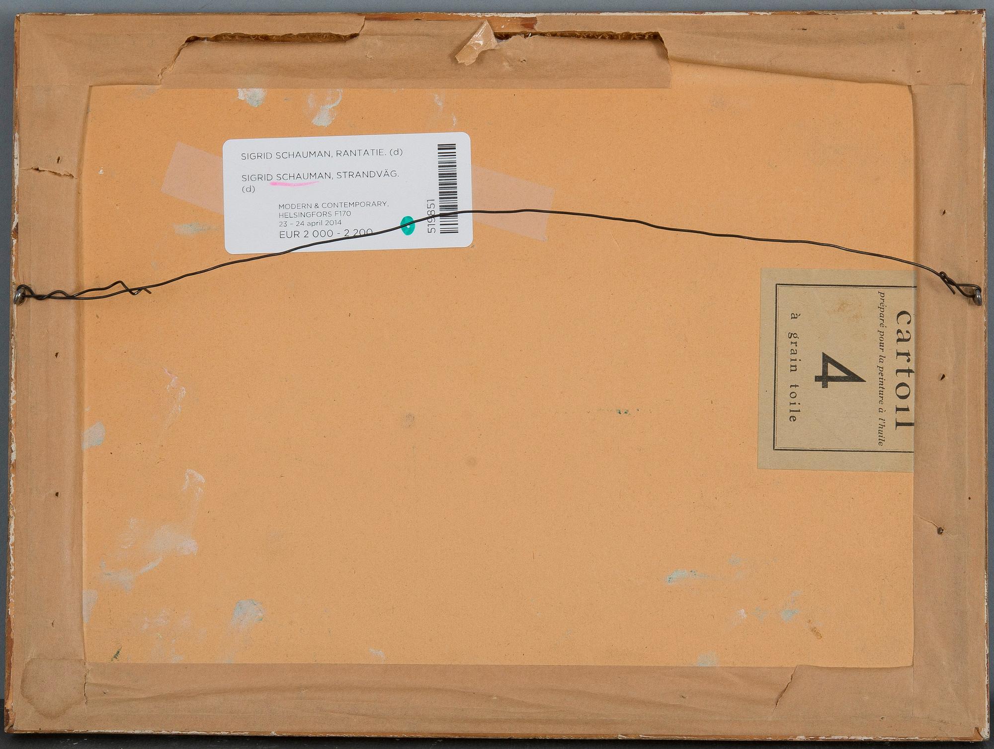 Sigrid Schauman, STRANDVÄG.