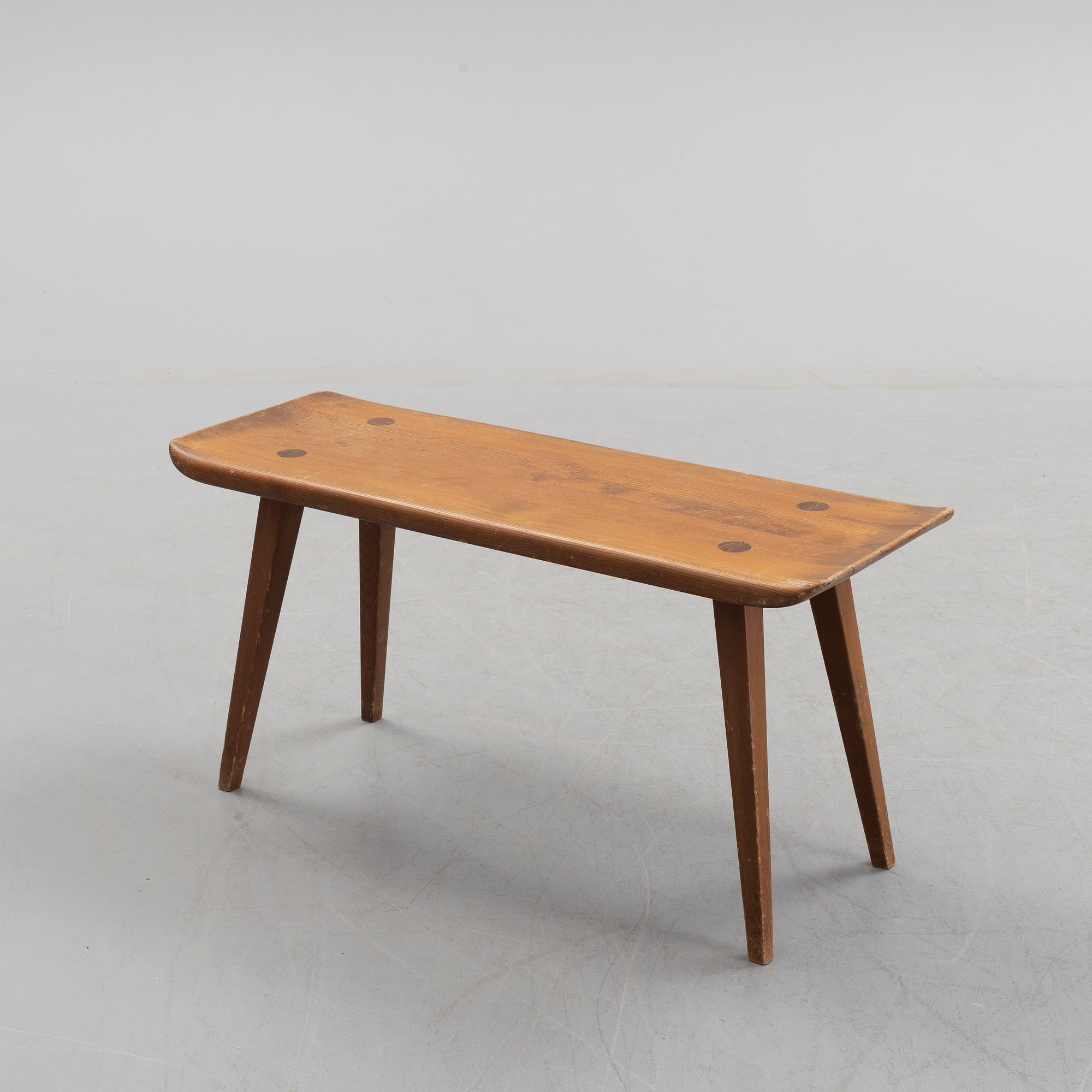 A 'Visingsö' bench by Carl Malmsten.