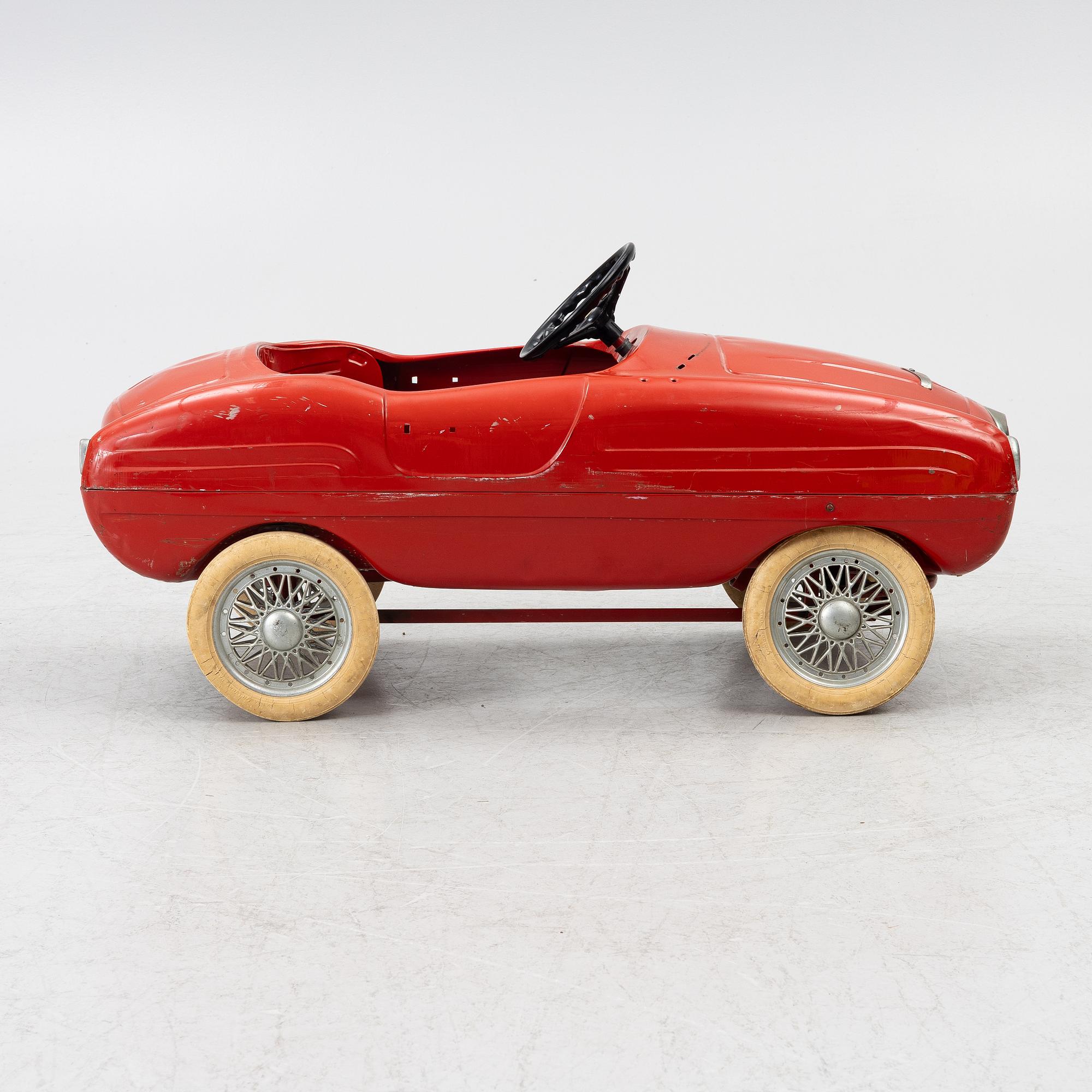 A pedal car, Giordani, Italy, 1950's.