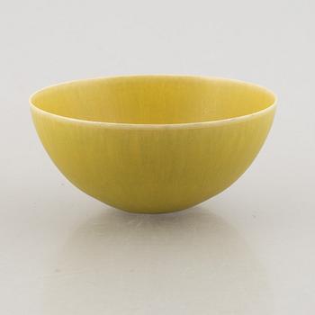 Stig Lindberg, three stoneware bowls, Gustavsbergs Studio, Sweden, 1969-82.