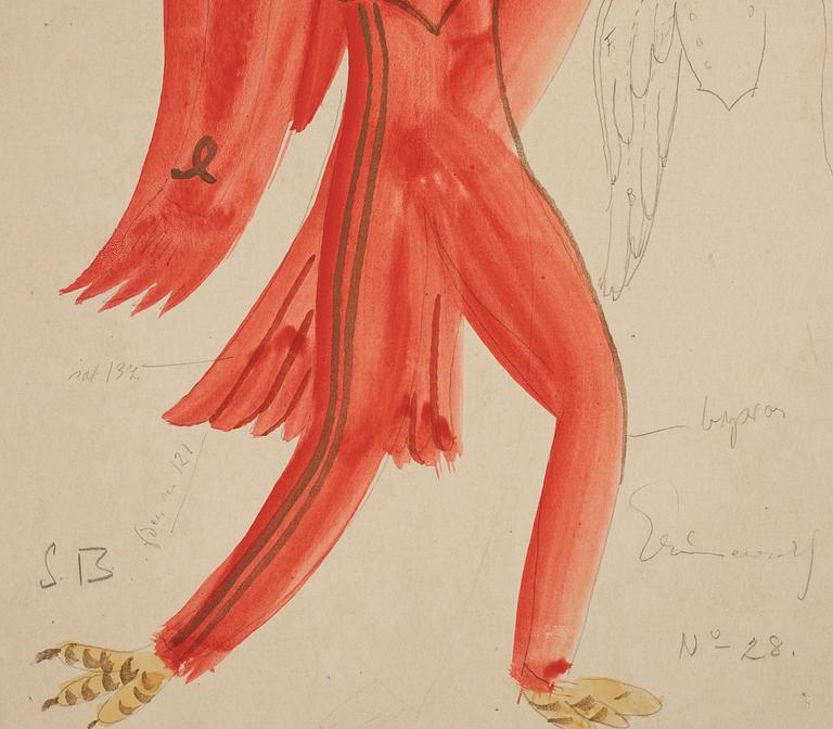 Isaac Grünewald, Bellboy, from Aristophanes' "The Birds".