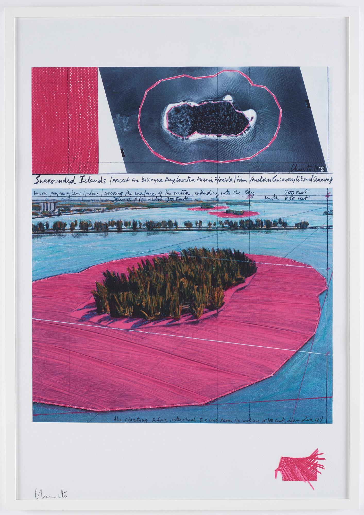 Christo & Jeanne-Claude, "Surrounded Islands, Biscayne Bay, Miami, Florida".