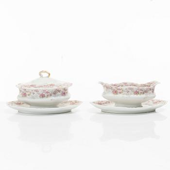 A 146-piece dinner service, Frank Haviland & Co, Paris Limoges, France, circa 1900.