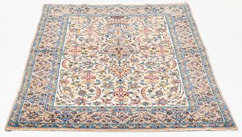 A rug, semi-antique, Esfahan, signed Ghena, ca 166 x 109 cm.