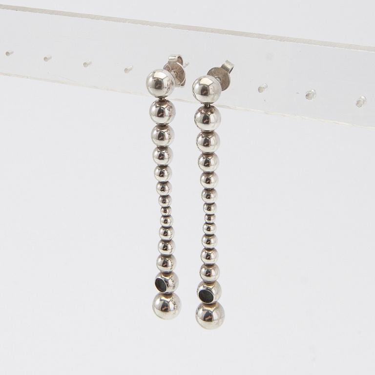 Georg Jensen, earrings, a pair, silver.