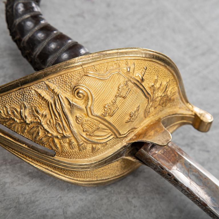 A 19th Century Swedish officer's sabre.