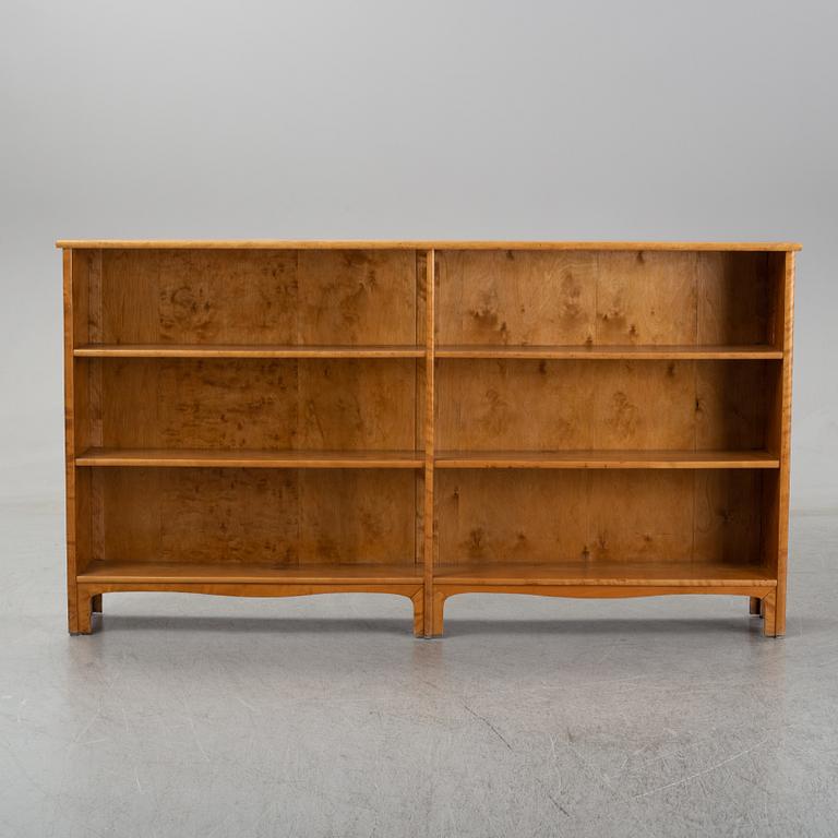 A 20th Century birch book case.