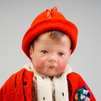 A Käthe Kruse girl doll, Germany, ca 1930.