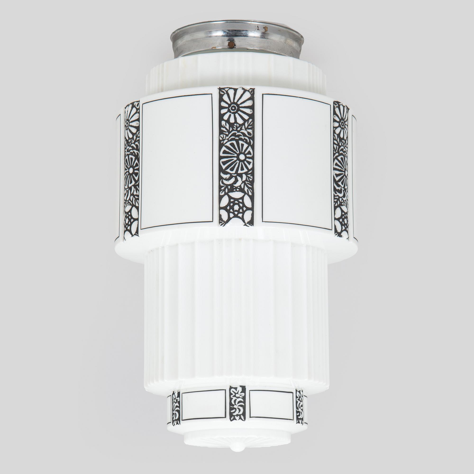 Taklampa, Art Deco, USA 1920/30-tal.