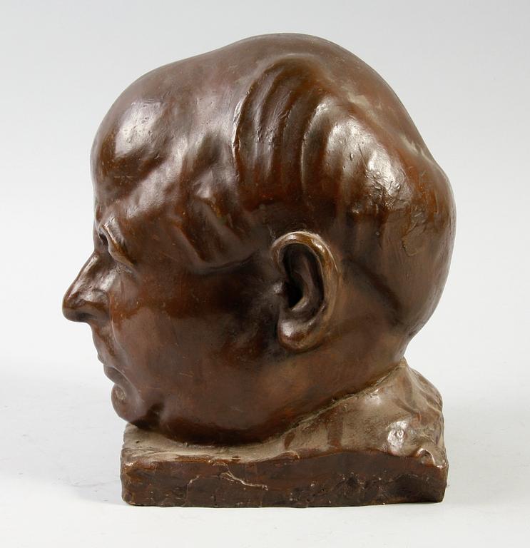 SKULPTUR, brons, Snista, sign,1900-tal.