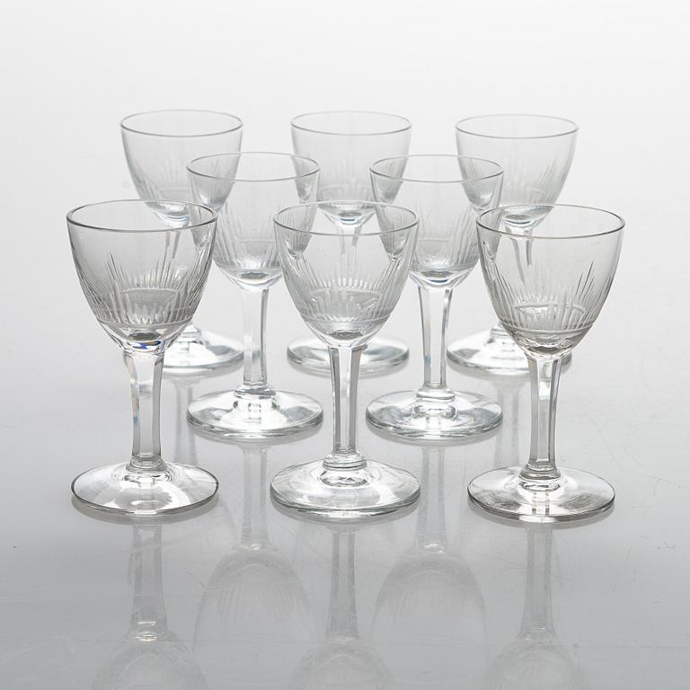 A 1940's  30-piece glassware, 'Marjatta' for Iittala.