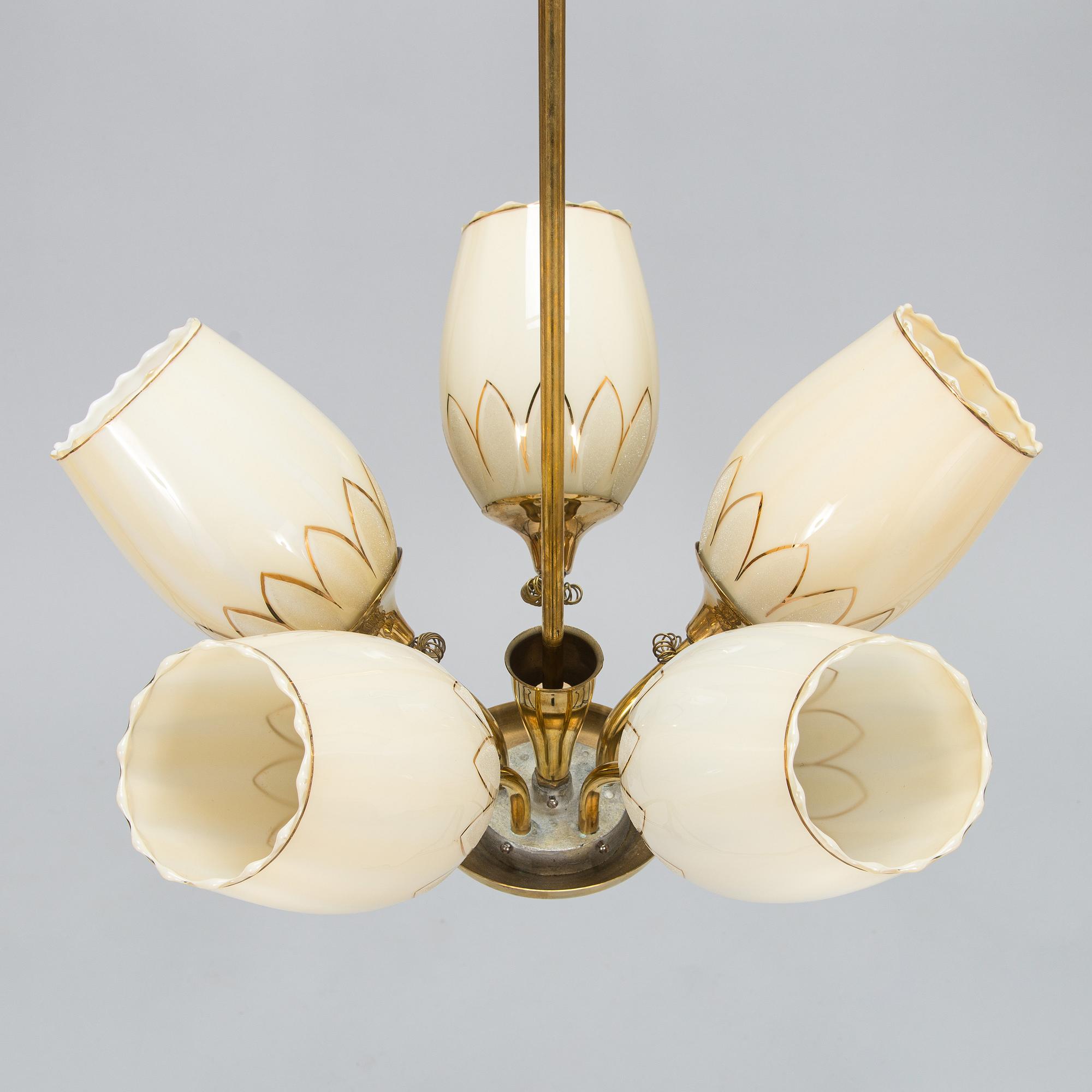 A mid-20th-century chandelier for Stockmann.
