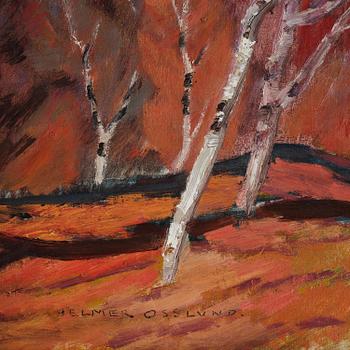 Helmer Osslund, View over the Ångerman River at Granvåg.