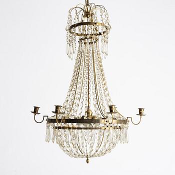 Ljuskrona, sent 1700-tal, Gustaviansk.